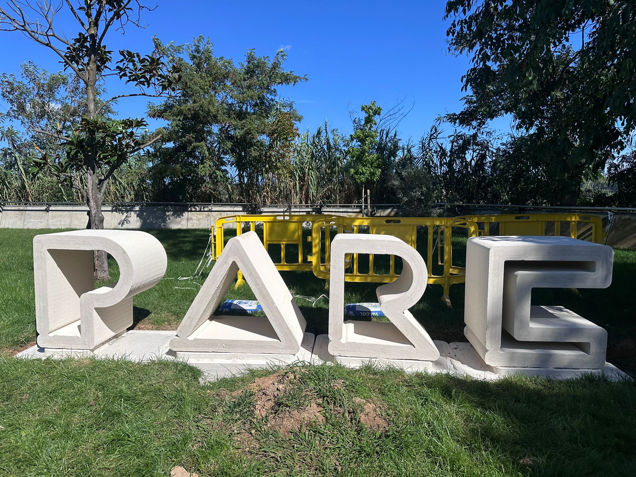 Banco impreso en 3D Parc Taulí Sabadell