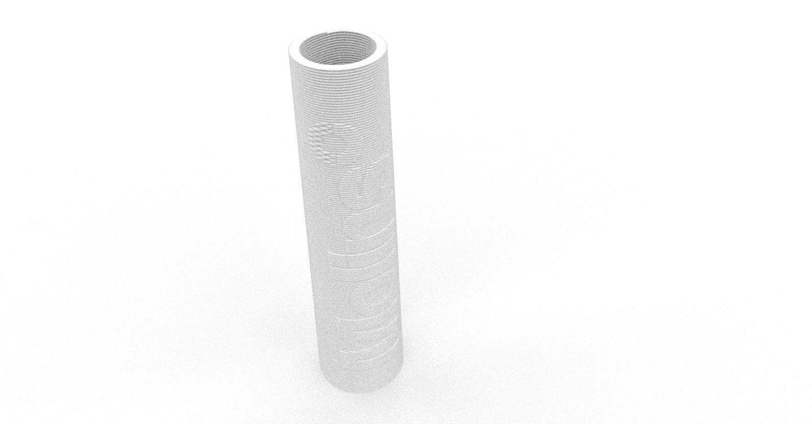 Tótem Molins fabricado mediante impresión 3D en hormigón