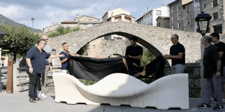 Banco Formart3D impreso en 3D en hormigón