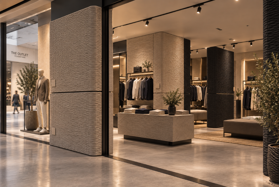 Divisiones interiores personalizadas en retail